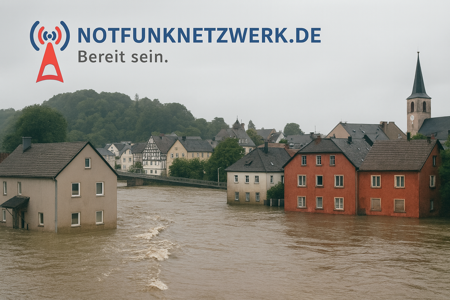 Hochwasser in der Stadt